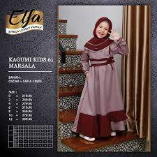 GAMIS ANAK ETHICA KAGUMI KIDS 61 MARSALA