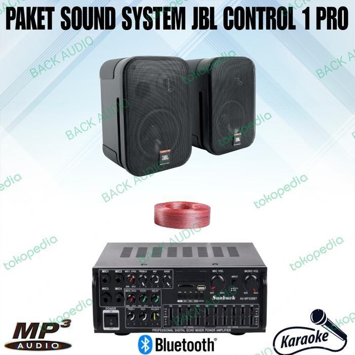 paket sound system karaoke jbl control 1 pro sound karaoke komplit jbl