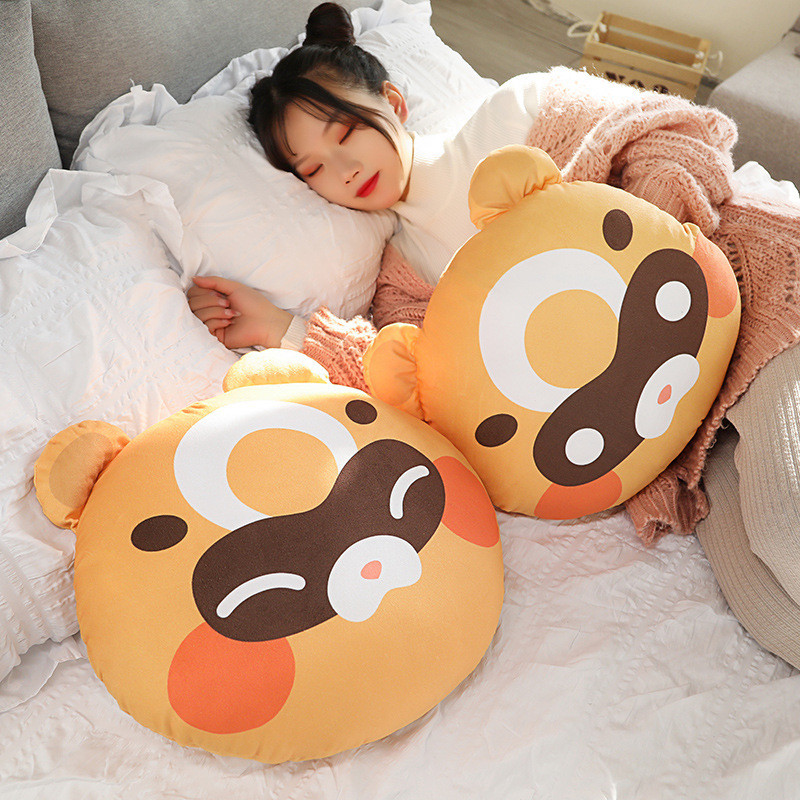 Genshin Impact Pillow Xiangling Guoba Raccoon Plush Toy Moonlight Merriment Festival Raccoon Pillow 