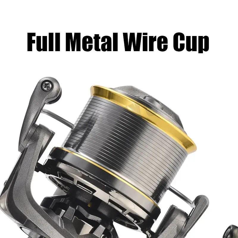 Spinning Fishing Reel 50kg Anchor 18 bearing 10000S 12000S 14000S Strong Spool Long Casting Sea Fish