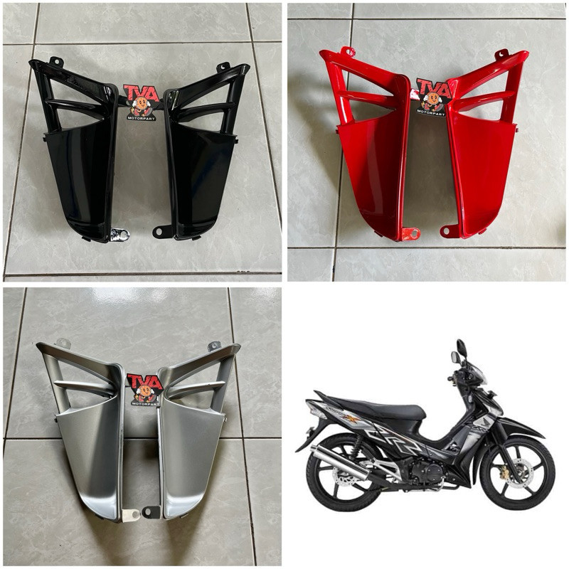 PRATAMA COVER LACI TUTUP SAYAP DALAM HONDA SUPRA X 125 NEW BATMAN FULL WARNA