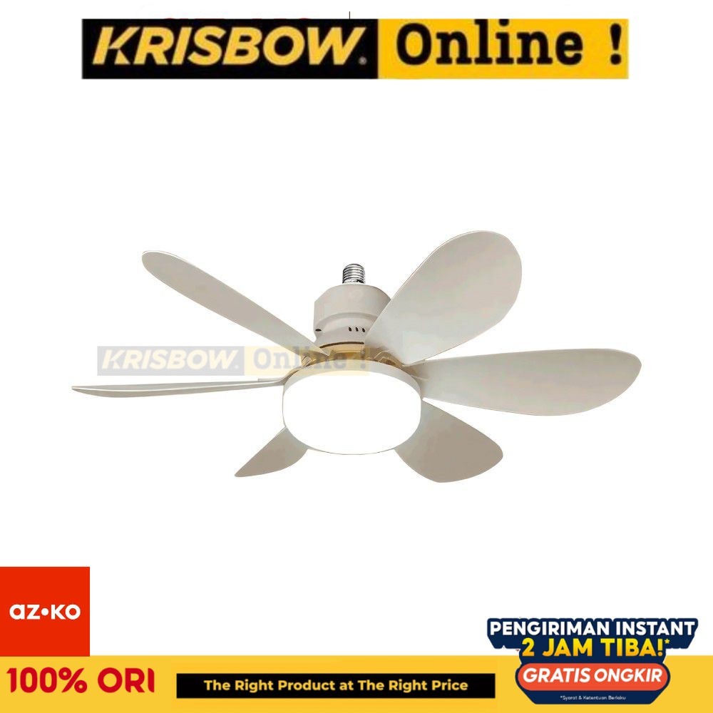 AZKO Krisbow Bohlam Led Cooling 30 watt Dengan Remote Coolday Light Bulb 2 In 1 Lampu LED Penerangan