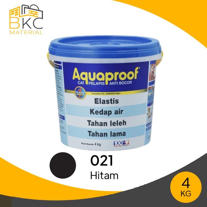 Cat Waterproofing Aquaproof Galon 4 KG - 021 Hitam Black