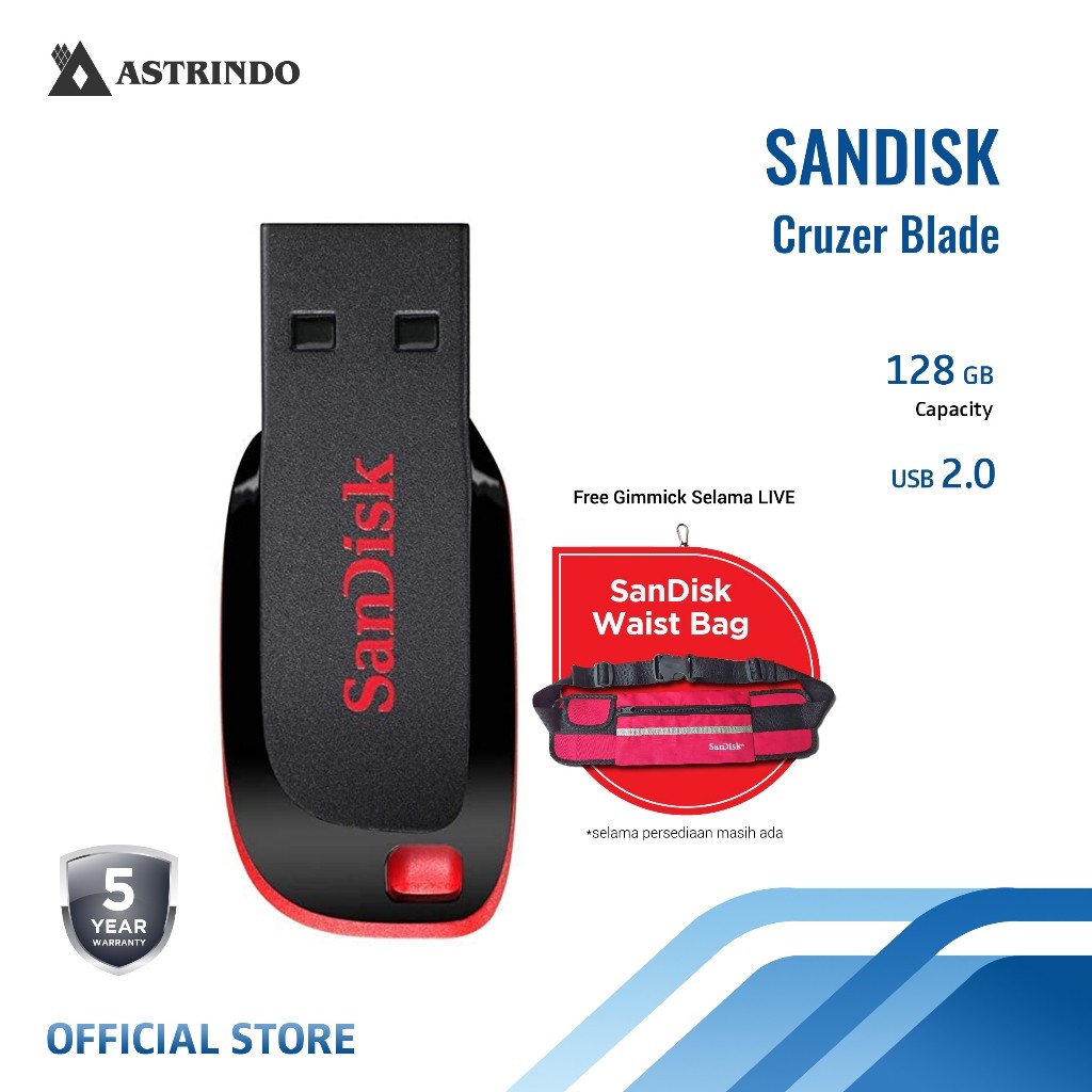 SANDISK Cruzer Blade 128GB
