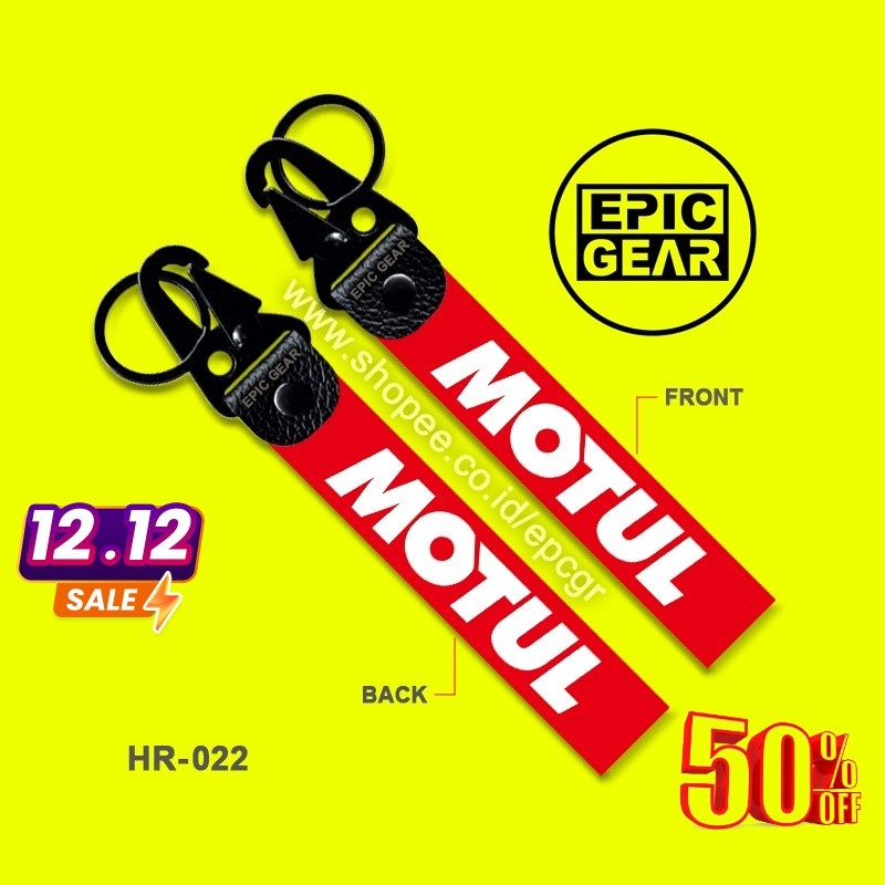 HIGH QUALITY GANTUNGAN KUNCI MOTUL KEYCHAIN PREMIUM SEPEDA MOTOR MOBIL AKSESORIS KEY CHAIN MEREK OLI