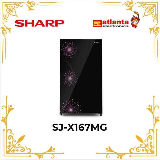KULKAS SHARP SJ-X 167 MG LEMARI ES 1 PINTU