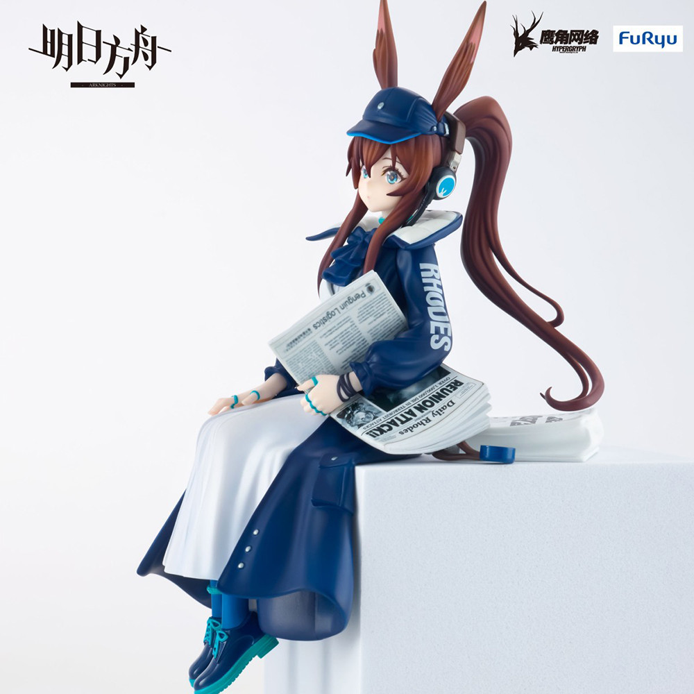 Original FuRyu Noodle Stopper Figure Arknights Amiya  (Shinbun Haitatsuin Ver.) Action Figure Anime 
