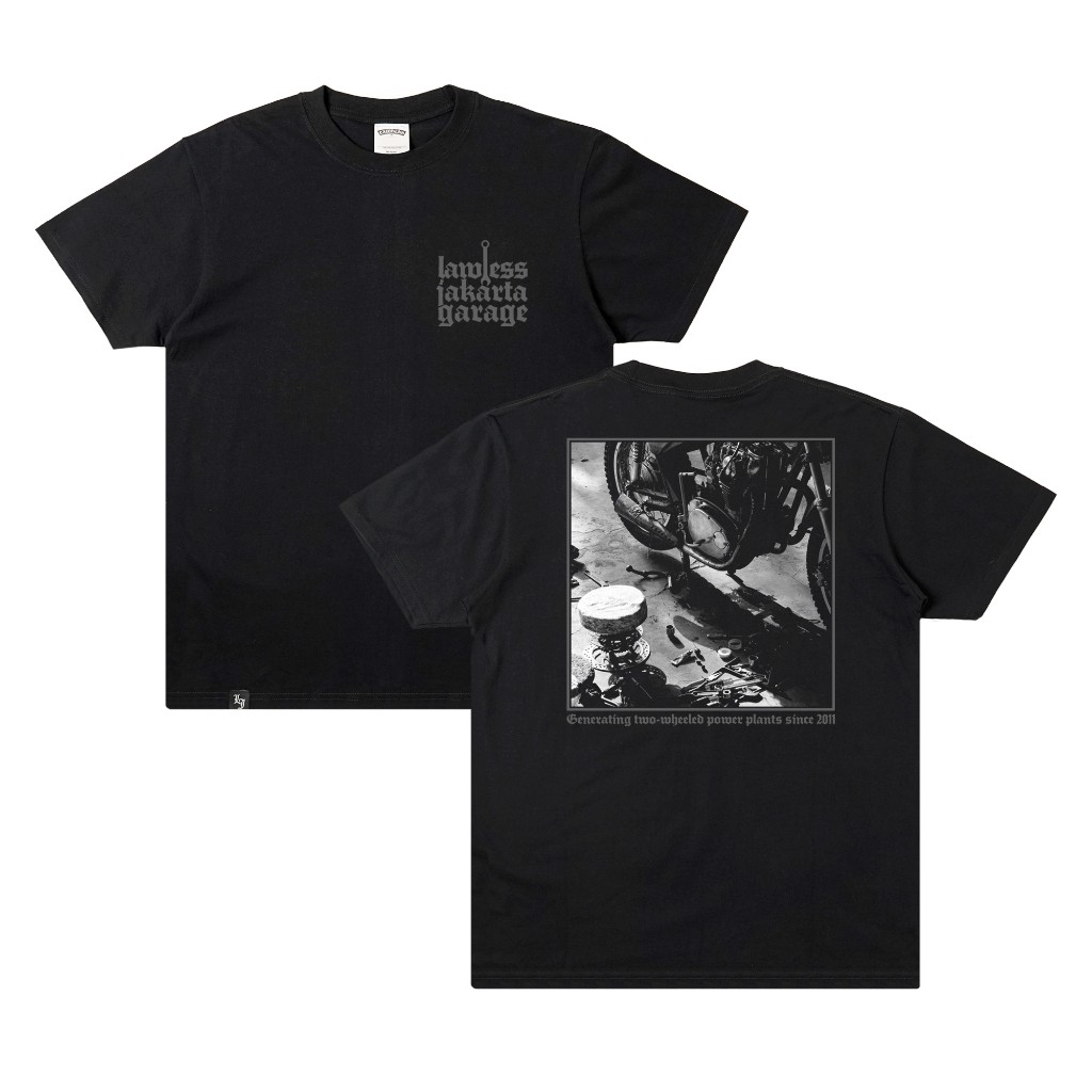 Lawless Jakarta Garage - Quake T-shirt - Black