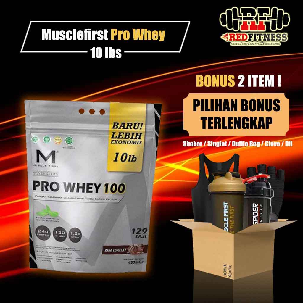 M1 Muscle First Pro Whey 100 10 lbs (4535gr) / Whey Protein 10 lb BPOM