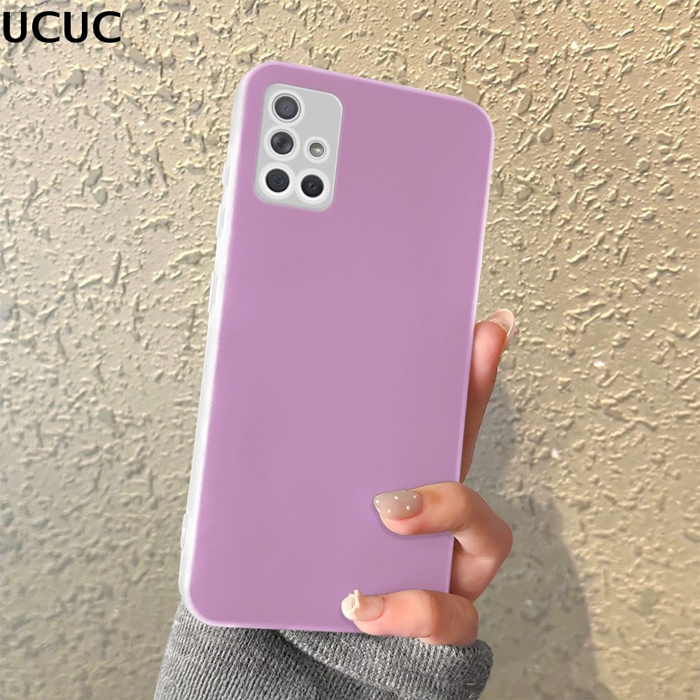 UCUC HardCase Full Coverage 2-in-1 For Samsung Galaxy A71 Casing Hp Untuk Case Kesing 1000 GDK