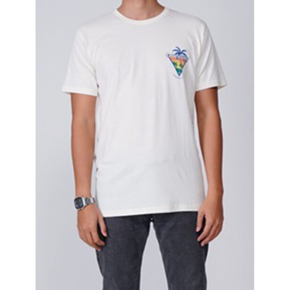 Planet Surf Clothing Kaos Pria Lengan Pendek Putih Surf Club 191B MTSS19116-WHT Planetsurf