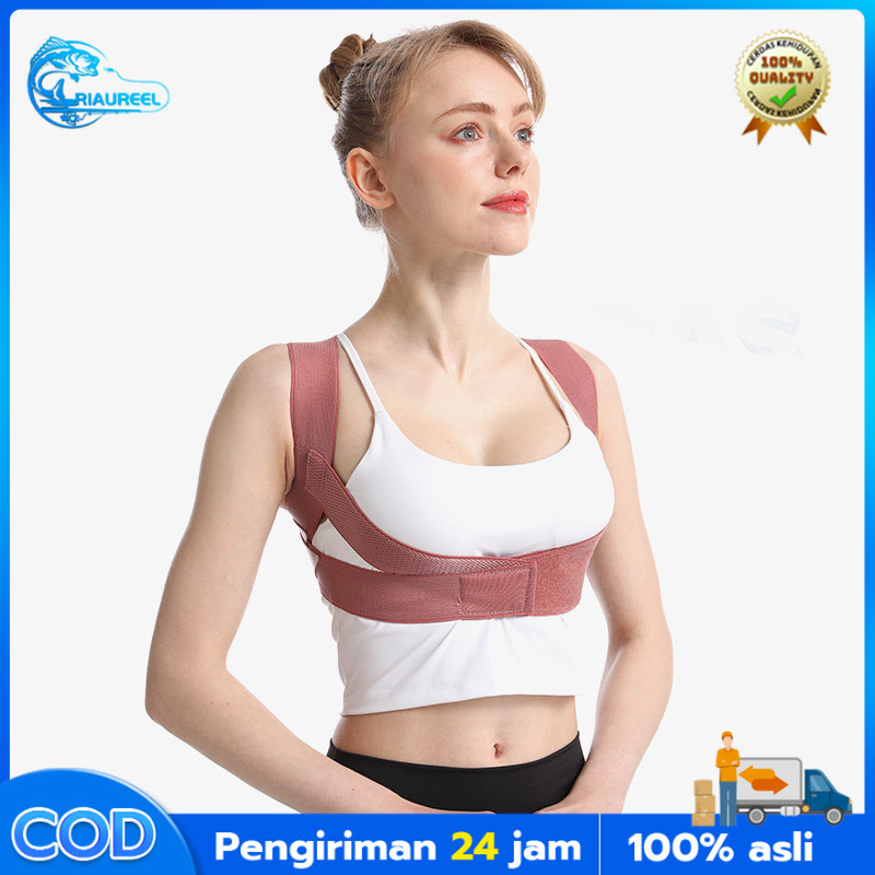 Alat Terapi Belt Sabuk Penyangga Penegak Punggung Bahu Korektor Postur Tubuh Camelback Anti Bungkuk 