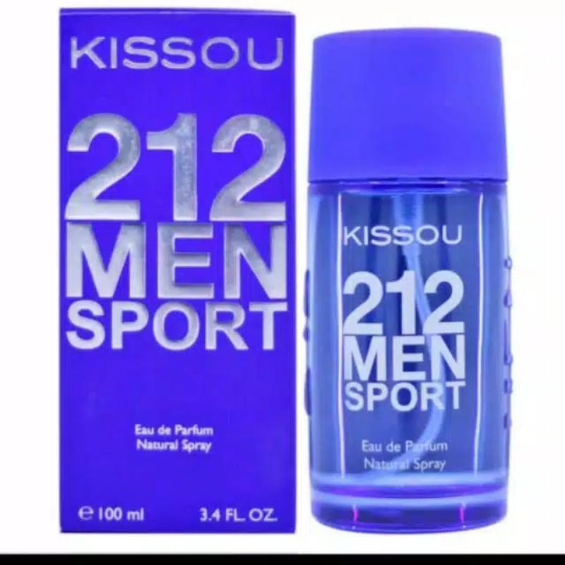 Biru - Kissou 212 Men Sport Eau De Parfum 100ml - Parfum Kissou 212 Men Sport Biru