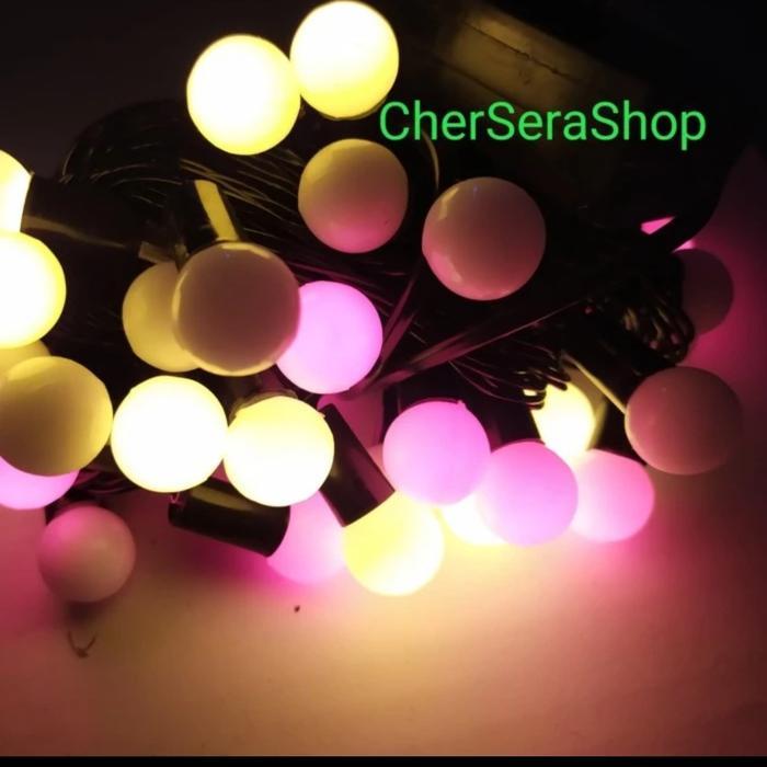 Lampu Dekorasi/Lampu Kelereng/Lampu Natal/Lampu Anggur Warna Warni - anggur musik