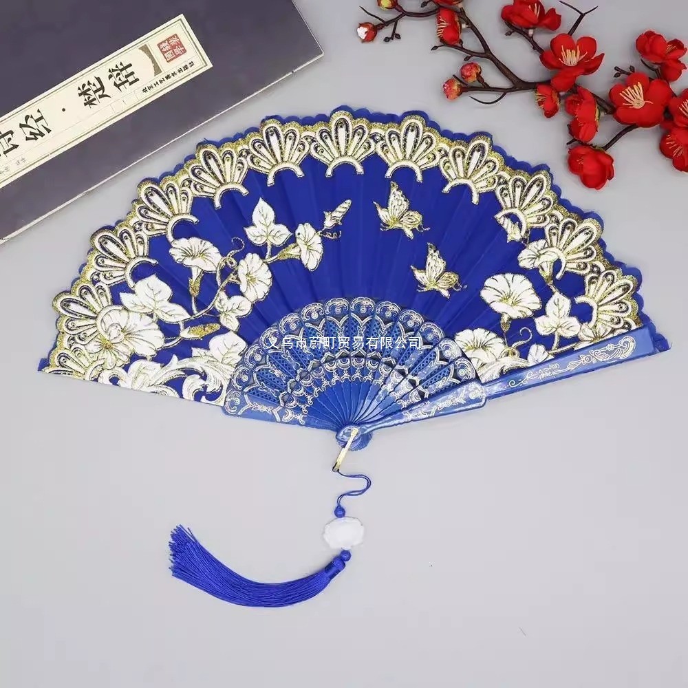 Kipas Lipat Gaya Cina Kipas Lipat Cheongsam Gaya Kuno Kipas Lipat Gaya Cina