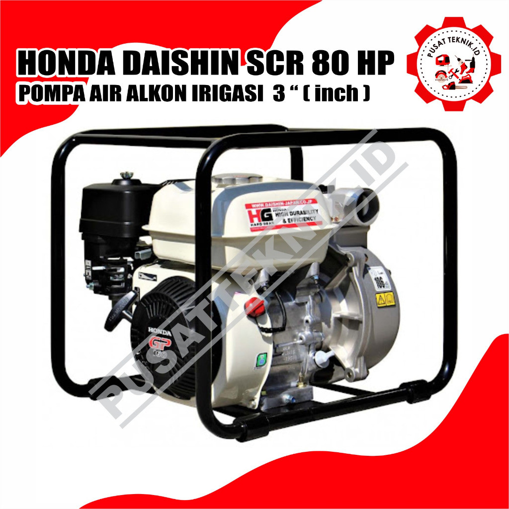 WP Water Pump 3" SCR80HP HONDA DAISHIN GP160 Pompa Alkon Honda GP 160 3In MESIN POMPA IRIGASI