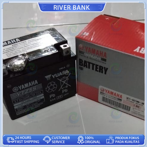 Aki Kering Yamaha 3C1 Karisma Supra X125 Spin Beat Vario Revo Absolute Vixion YTZ5S YTZ-5S Yuasa