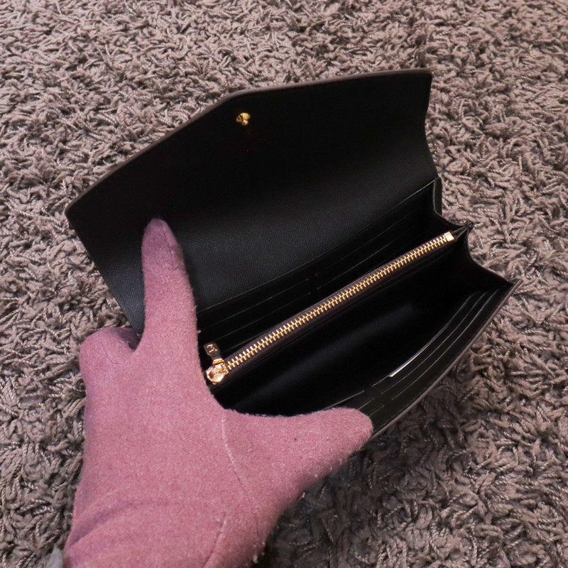 DOMPET SARAH DAMIER EBENE WALLET