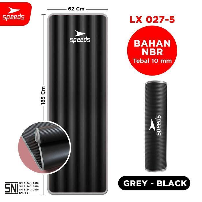 Speeds Matras Workout Nbr Matras Yoga Alas Workout Alas Senam Dirumah Ibu Hamil Tebal 10Mm 027-5 Ter