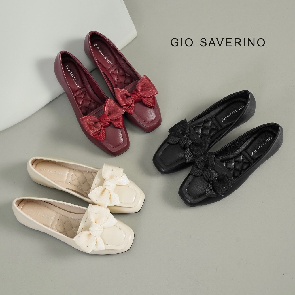 Gio Saverino Sepatu Flat Wanita Flatshoes Cewek Mewah Dan Nyaman Helena Shoes