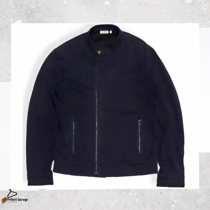 Bomber Soft Shell Polar Jacket Calvin Klein Dark Navy Wash Color