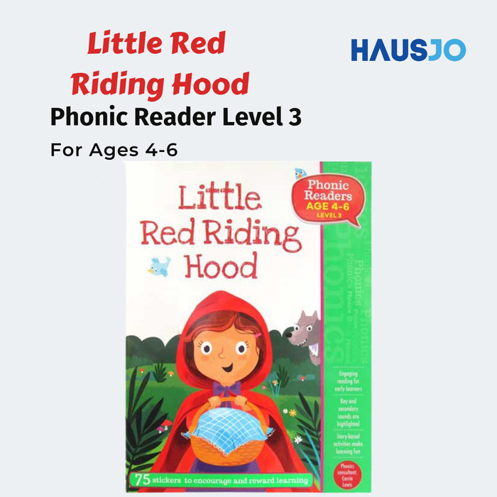 Little Red Riding Hood Books for Phonic Readers Level 3