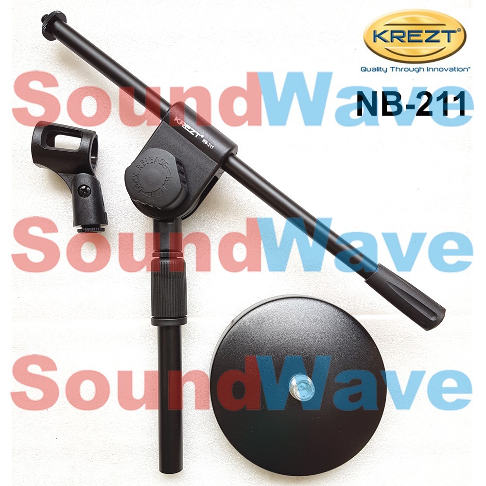 SL ORIGINAL KREZT NB 211 STAND MIC BOOM BOTTOM BULAT | STAND MIK MEJA PODIUM | STAND MICROPHONE INST
