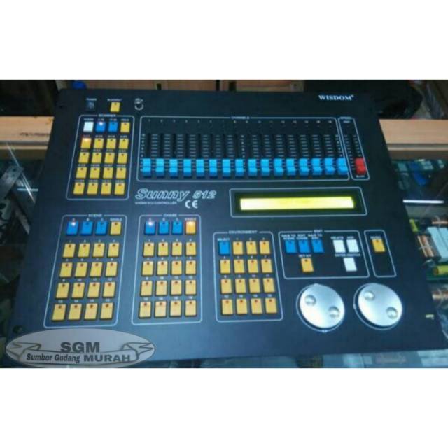 MIXER CONTROLLER LIGHTING WISDOM SUNNY 512 ORIGINAL GARANSI RESMI