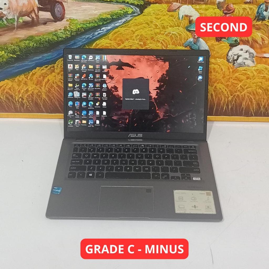 ASUS VIVOBOOK X415EA_F415EA I3 1115G4 8 GB (14") GRADE C - MINUS LAPTOP SECOND ORIGINAL SINAR MUTIAR