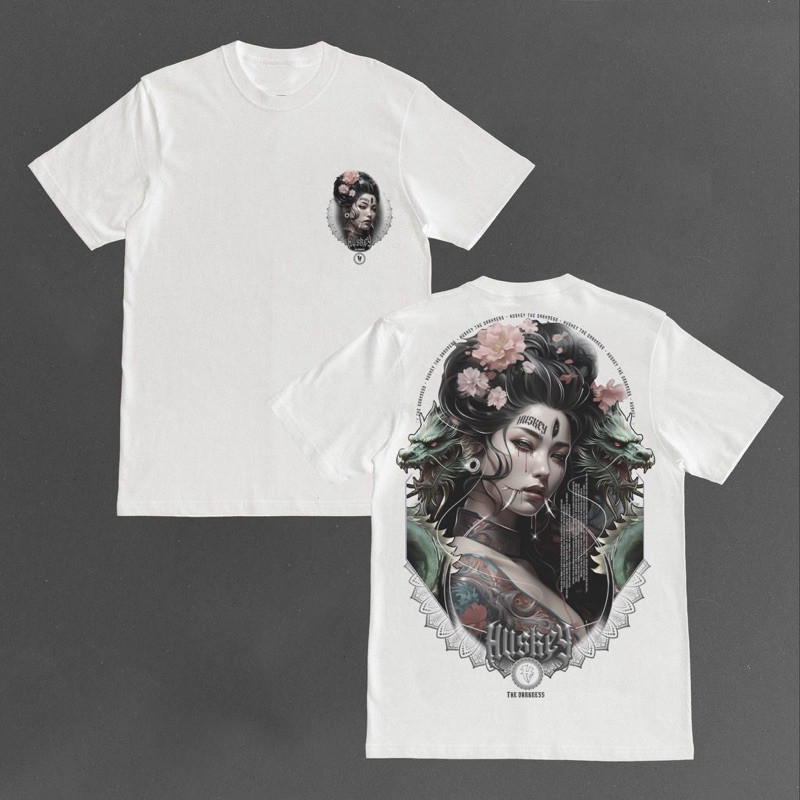 Huskey t shirt waifu wht | t shirt pria | kaos pria distro