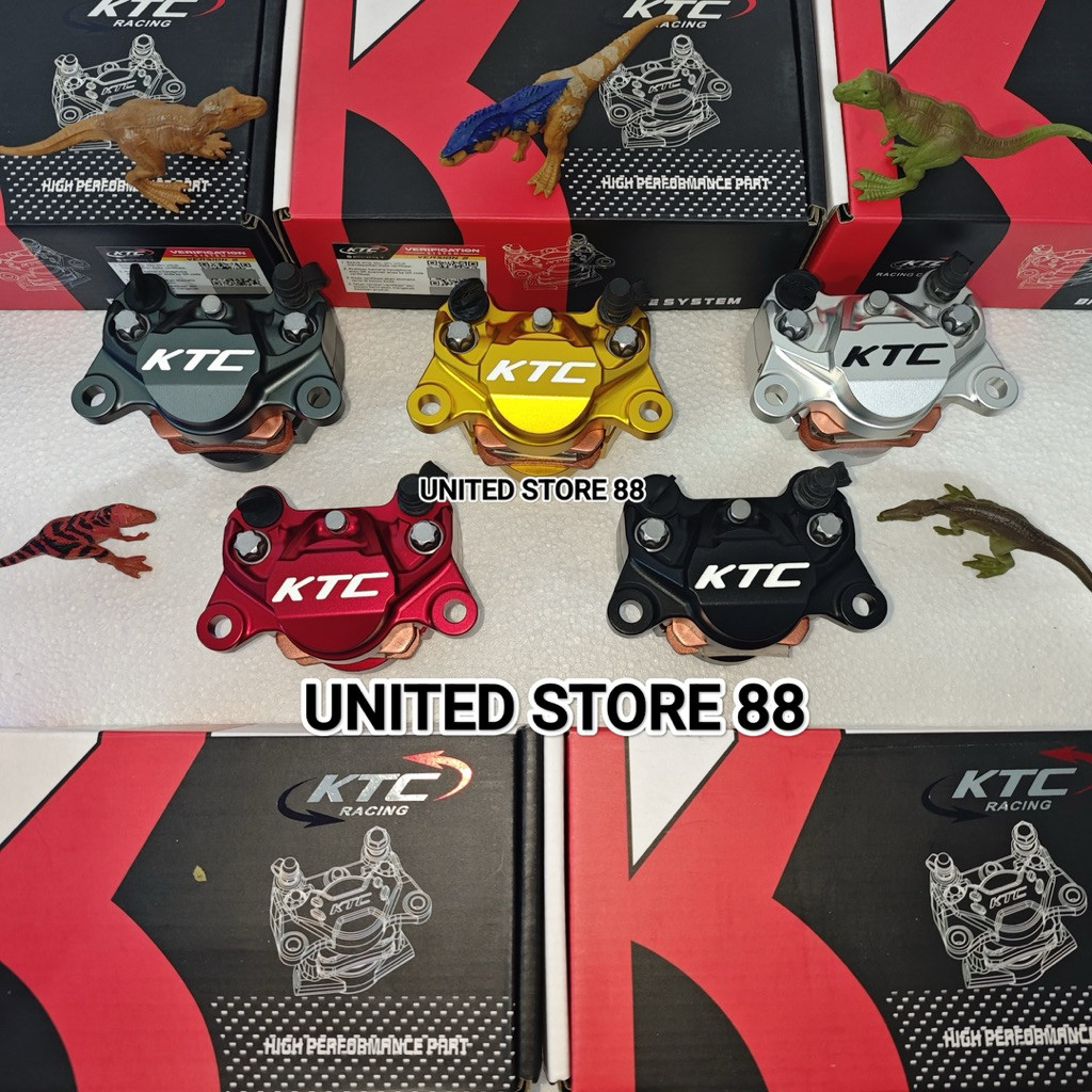 KALIPER CALIPER 2P 2 PISTON SLIM RADIAL KN V2 KTC RACING CNC UNIVESAL