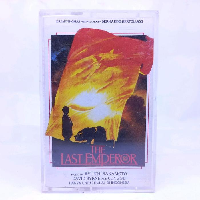 Kaset pita The last emperor - Ryuichi sakamoto - david bryne - cong su - music motion tsoundtrack