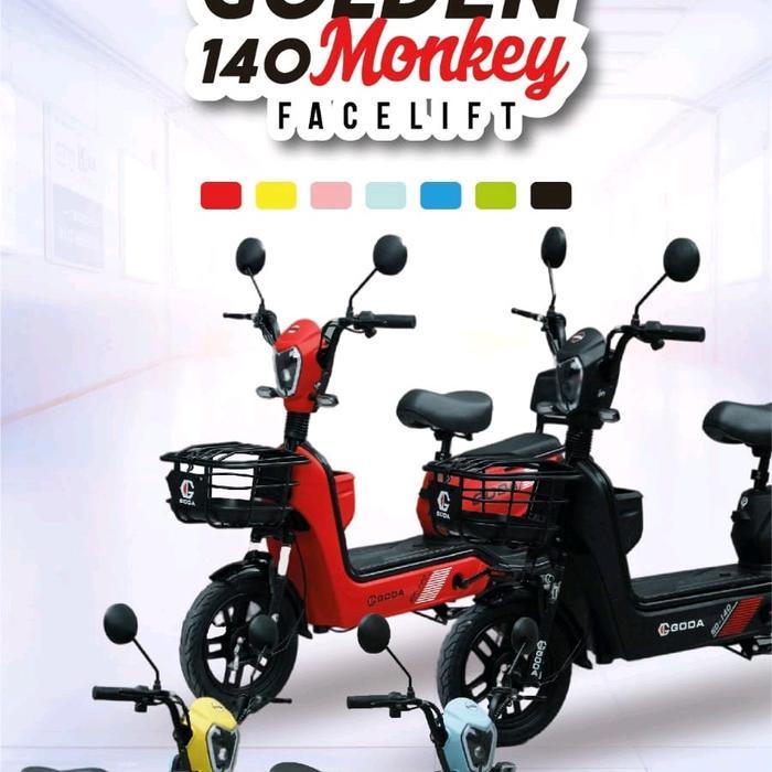 sepeda listrik goda 140 facelift - Biru