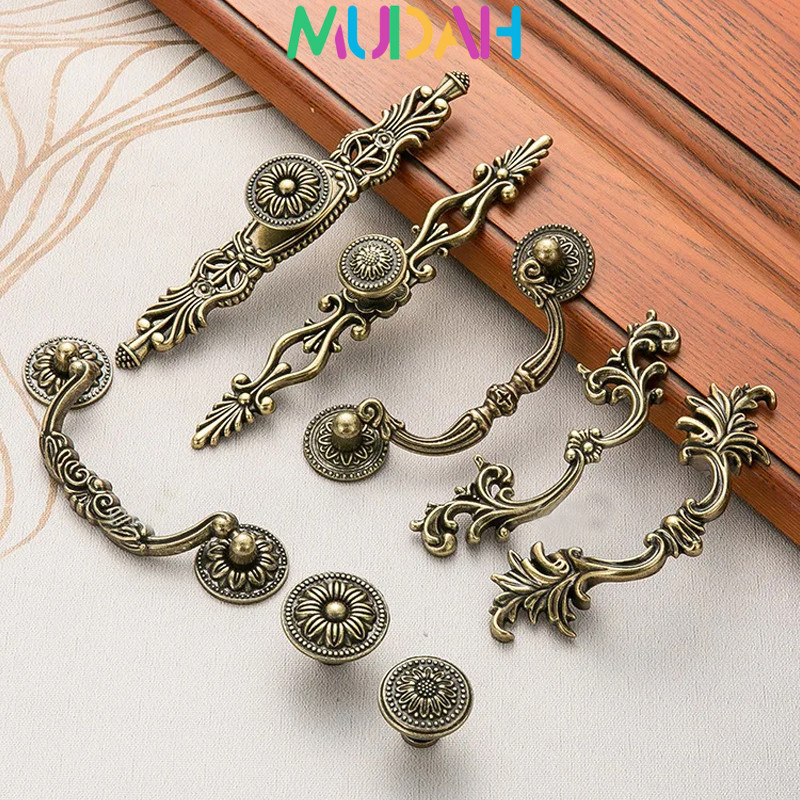 Tarikan Laci Lemari Vintage Freya Klasik Tarikan Antik Gagang Pintu Lemari Laci Vintage Antiq Tarika