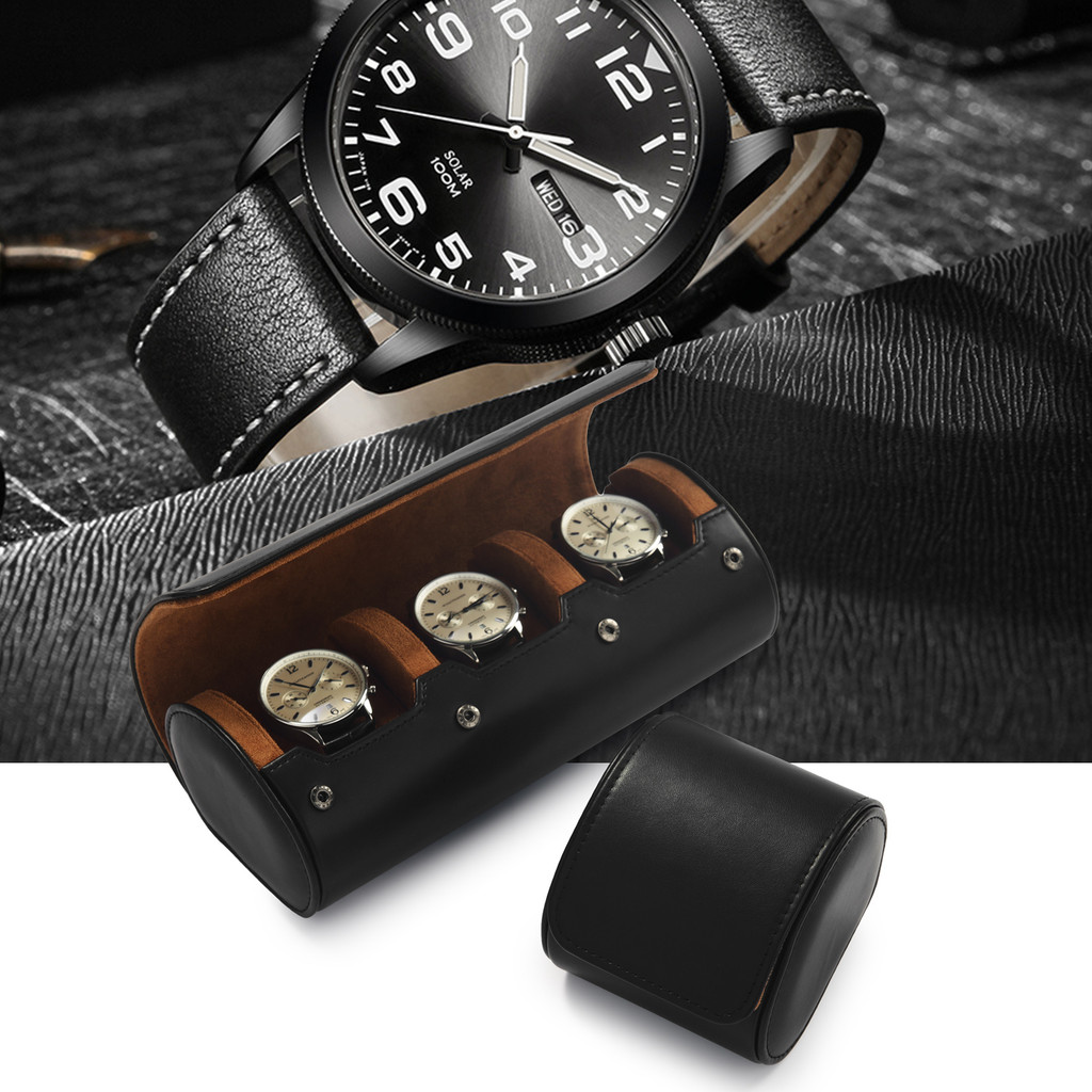 FANXI Multi Color Leather Watch Case Collection  Versatile Watch Storage with Single  Slot Watch Box