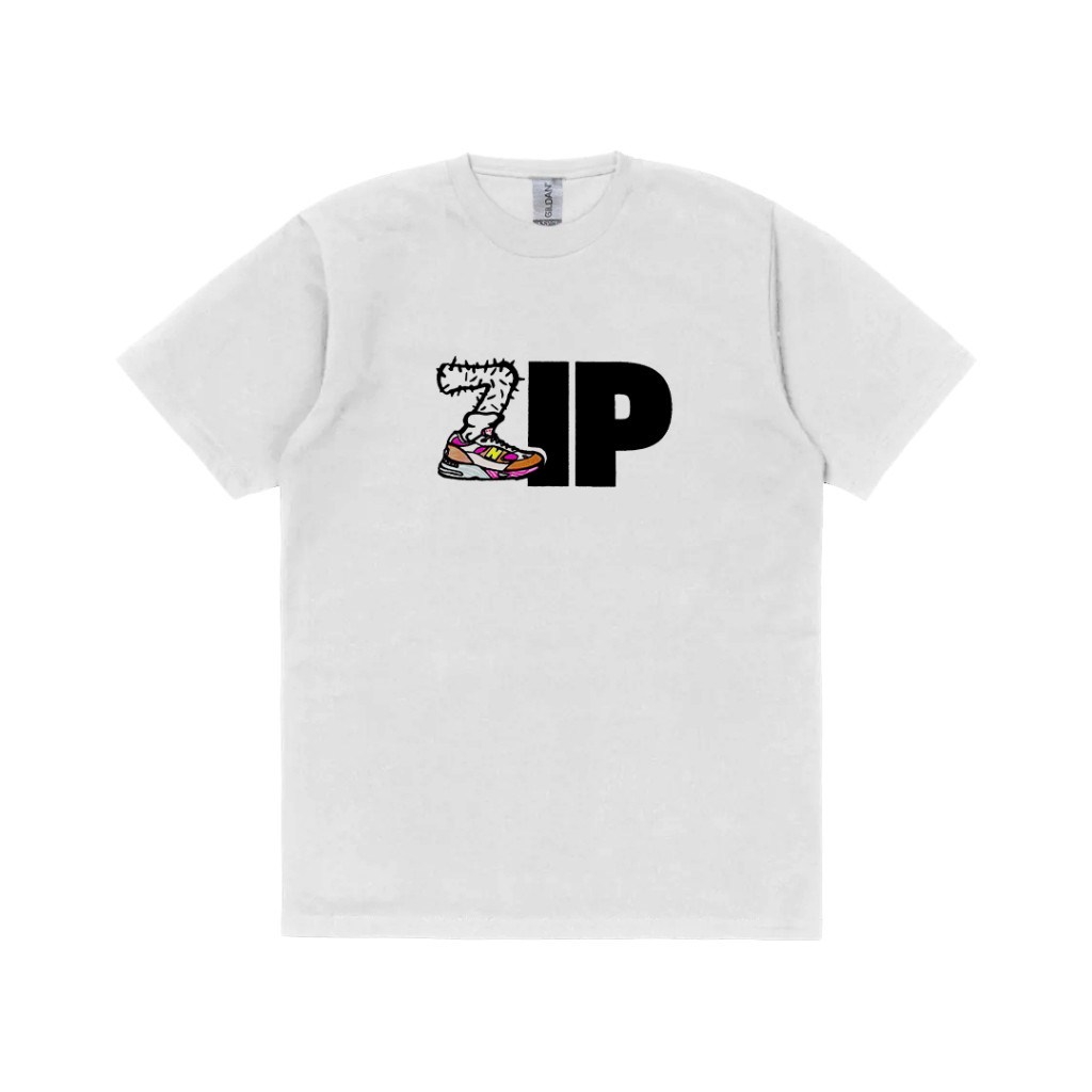 T-shirt Band Zip Hardcore - New Rats White