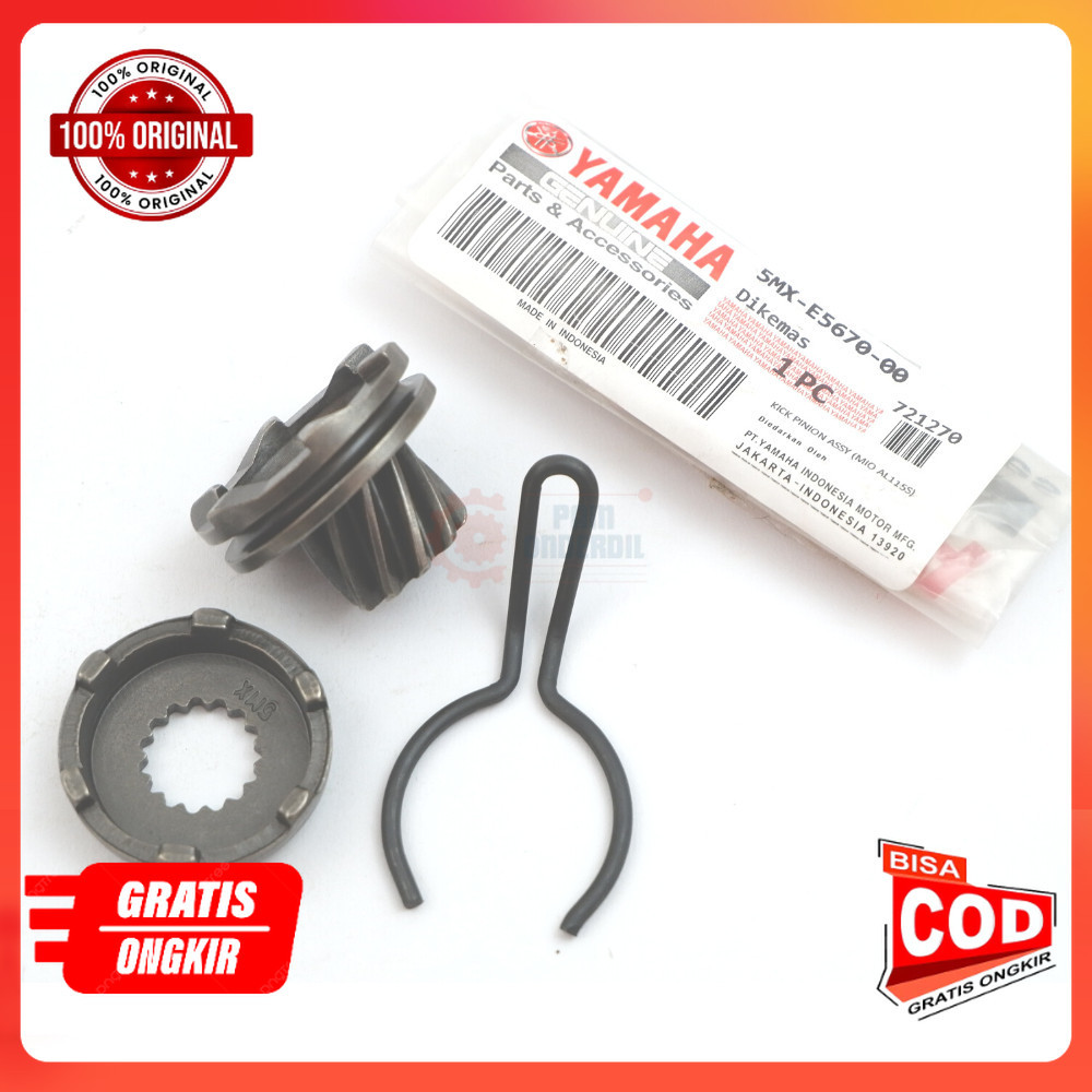 ori Kick Pinion Gigi Stater Motor Yamaha Mio Karbu - Kick Starter Gigi pinion Mio Sporty 5TL 5MX 5LW