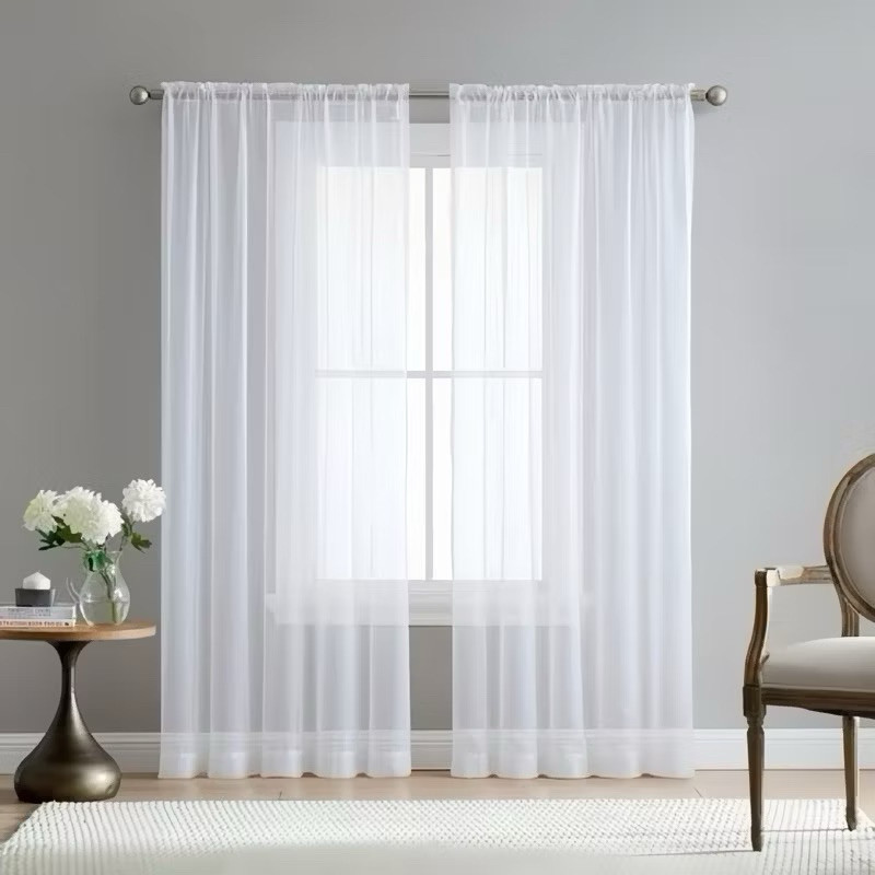 vitrase gorden polos pintu dan jendela 100x200 200x200cm