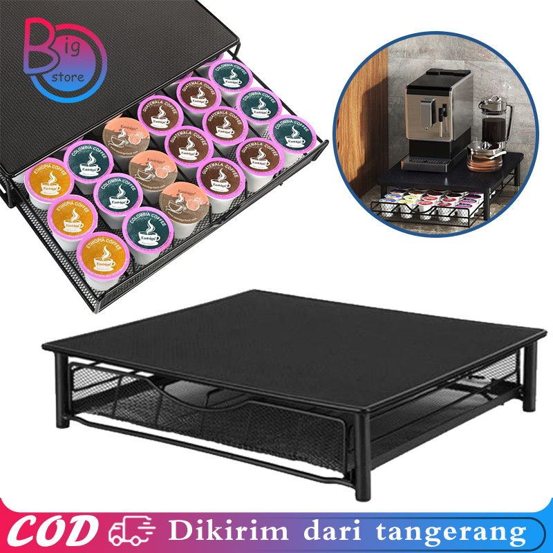 Tempat Kapsul Kopi Coffee Capsules Drawer Rak Holder Kotak Nescafe Kapsul Nespresso