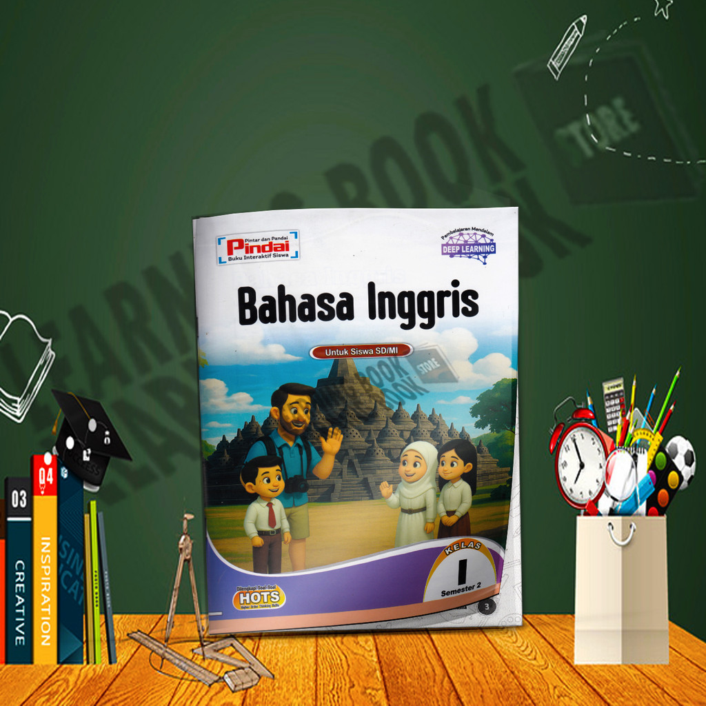 LKS Pindai SD BAHASA INGGRIS Kelas 1 Edisi Deep Learning Arya Duta Semester 1/2  2025