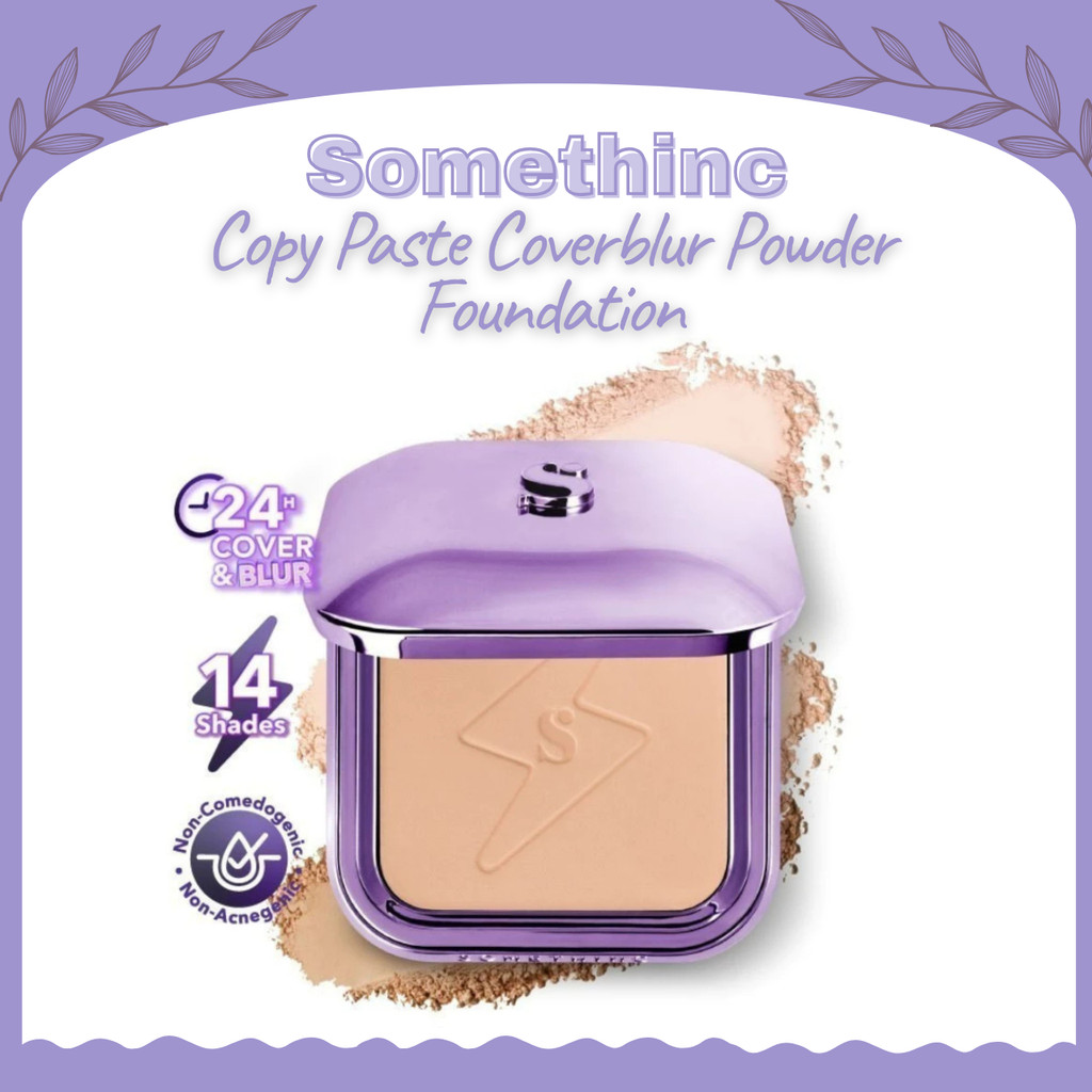 Somethinc Copy Paste Coverblur Powder Foundation 12g/Bedak Padat