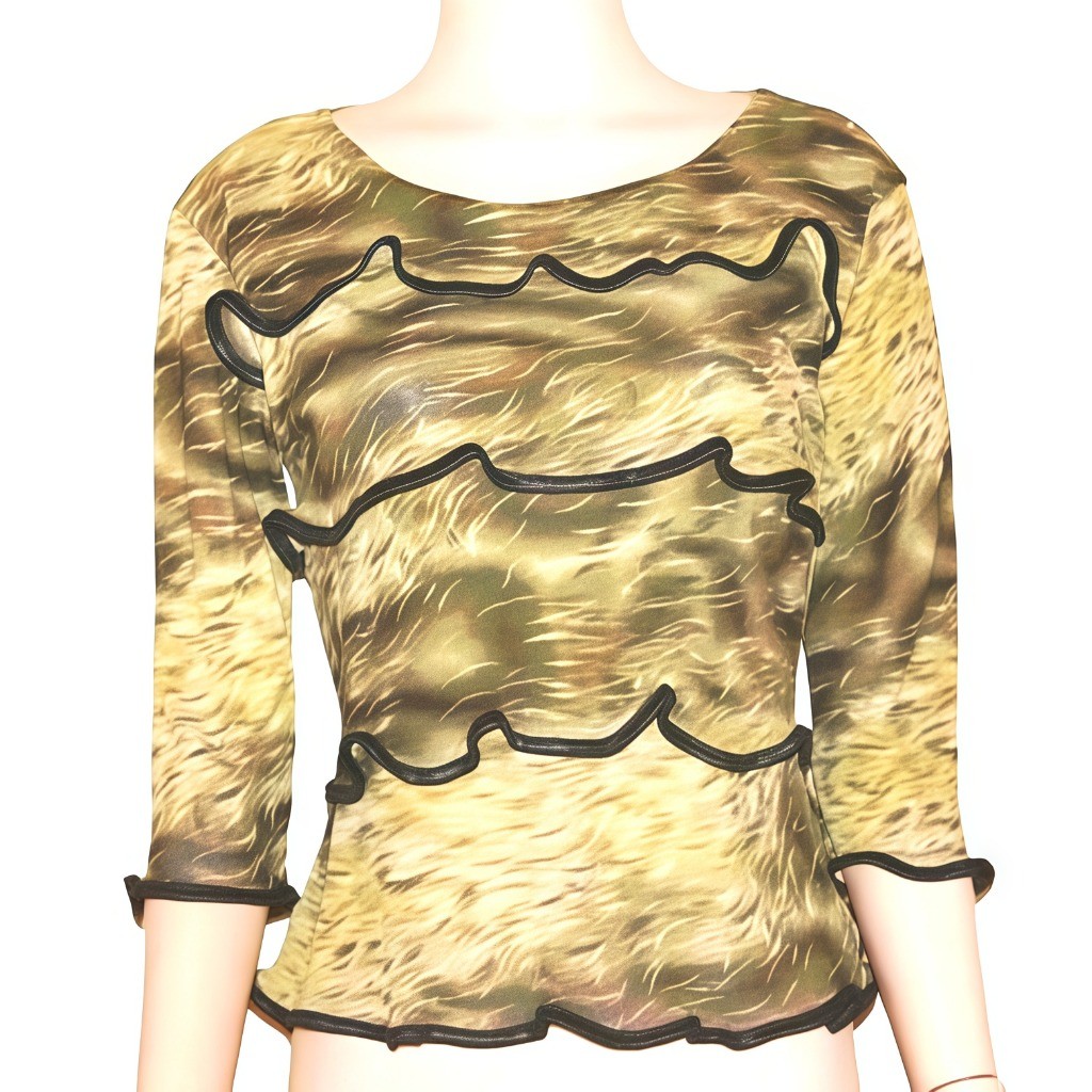 Ruffle Blouse Baju Atasan Pesta/Penyanyi/Singer Glamour Wanita Import