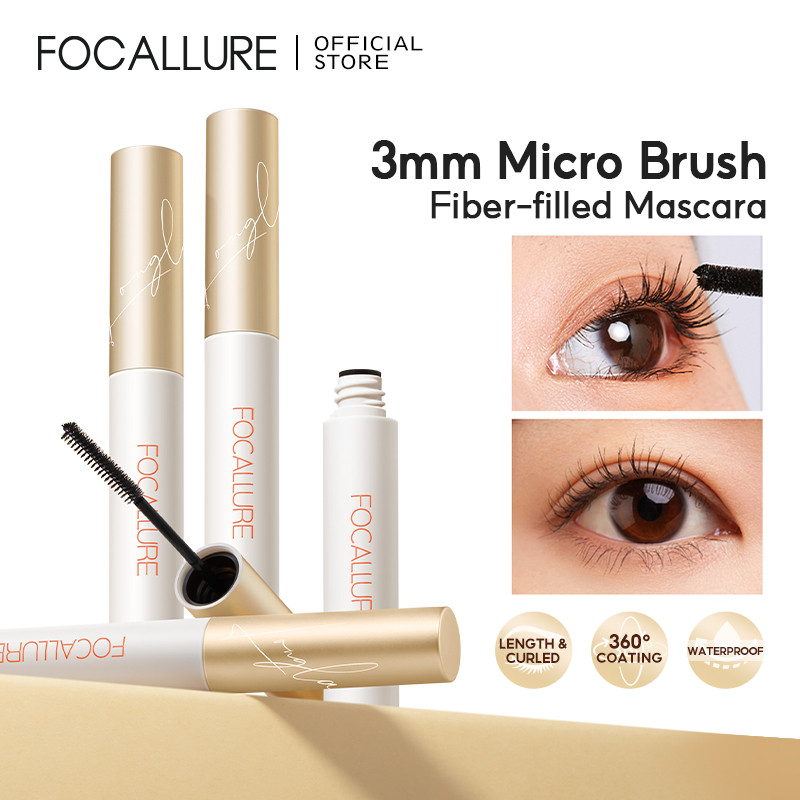 FOCALLURE Curling Not clumpy Eyelash Tahan air Mascara Long-lasting