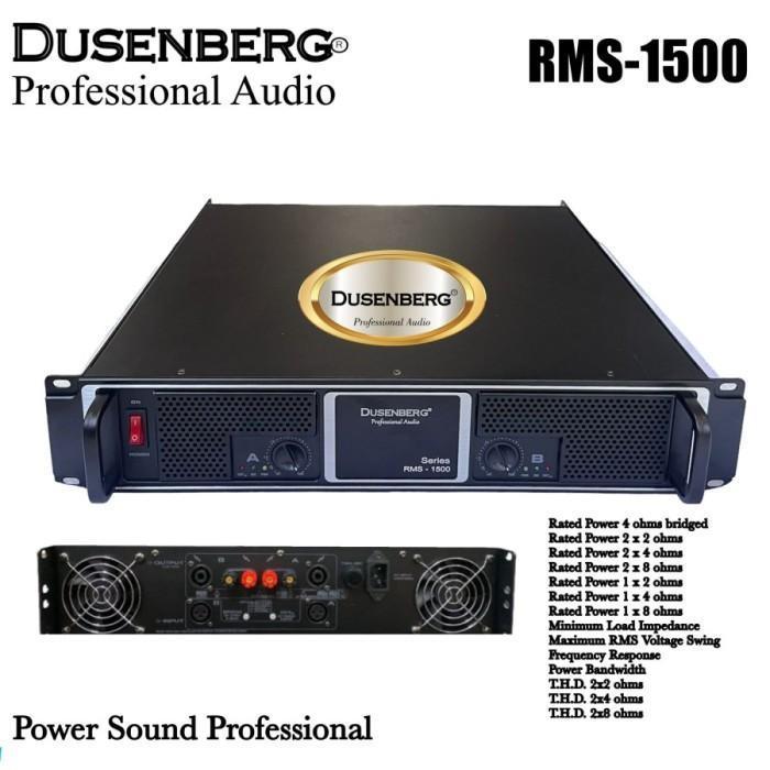 Power Dusenberg RMS 1700, Cocok Buat Speaker 10,12,15,18 Inch Original - RMS 1500 WATT - 1700 Watt -