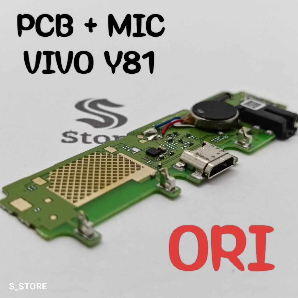 CONNECTOR CHARGER VIVO Y81 ORI PAPAN KONEKTOR CAS PCB BOARD VIVO Y81 ORI + IC