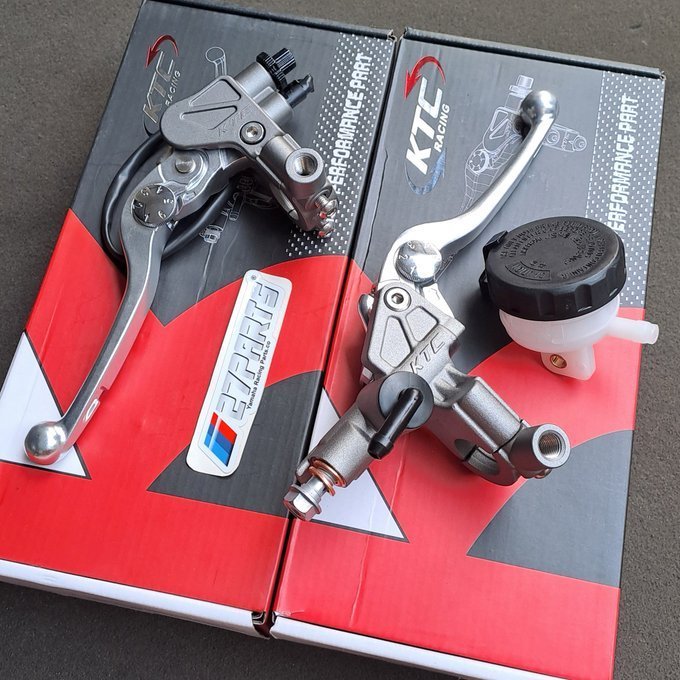 MASTER REM SET HANDLE KOPLING KTC ORIGINAL TREK GREY 12,7MM AXIAL MASTER REM RX KING 100% ORIGINAL K