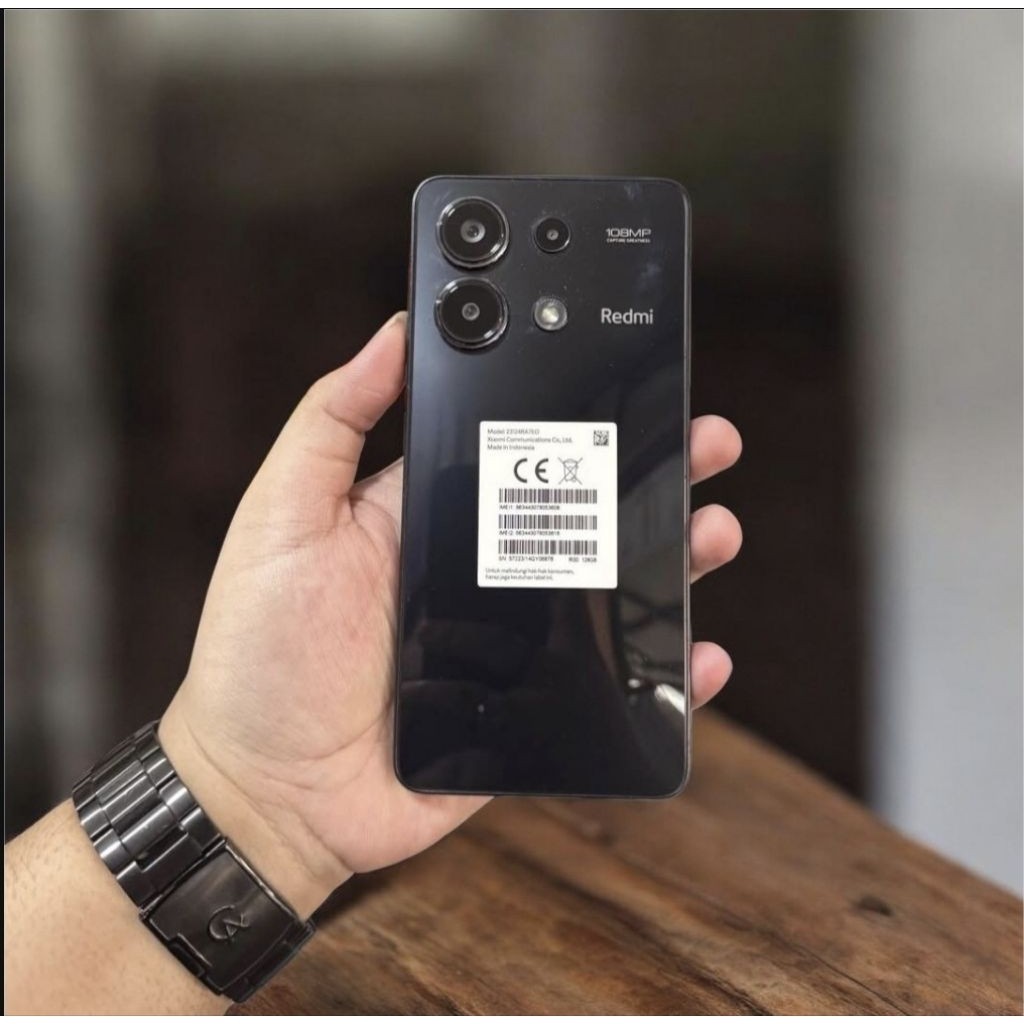 xiaomi redmi note 13 4g lte versi ram 8 128gb hp second original lengkap siap pakai