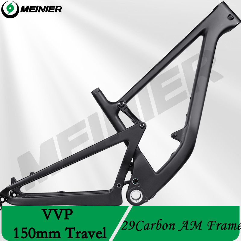 Newset Travel 150mm Carbon Suspension Frames All Mountain Full Carbon VPP MTB Frame Boost 148x12mm