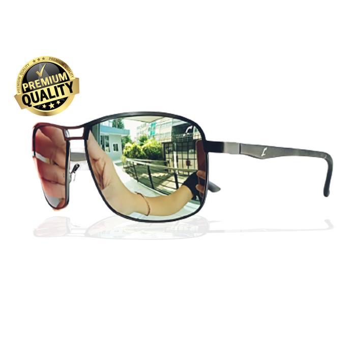 Kacamata Hitam Anti UV Kaca mata Hitam Korean Style Lensa Hitam Mirror