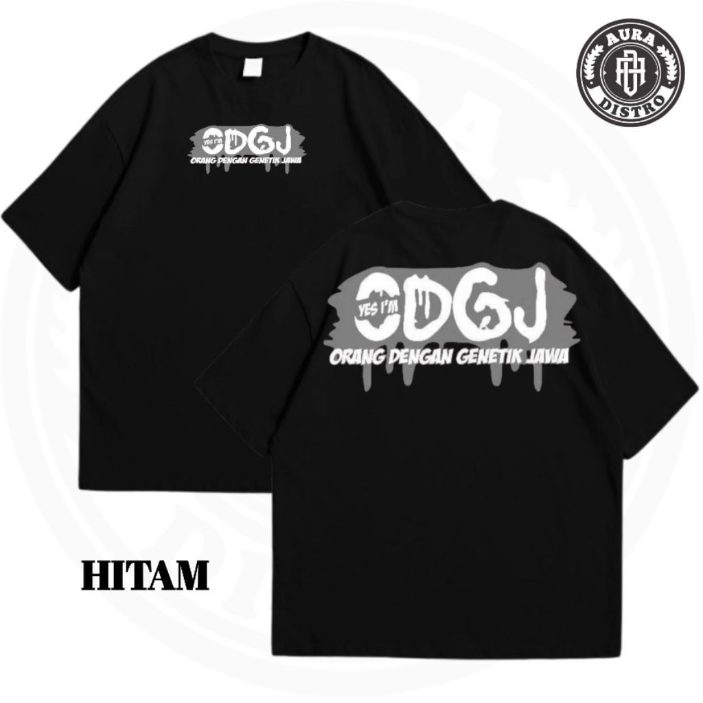 Kaos ODGJ Orang Dengan Genetik Jawa Baju Tshirt Kata Kata Cotton Combed24s